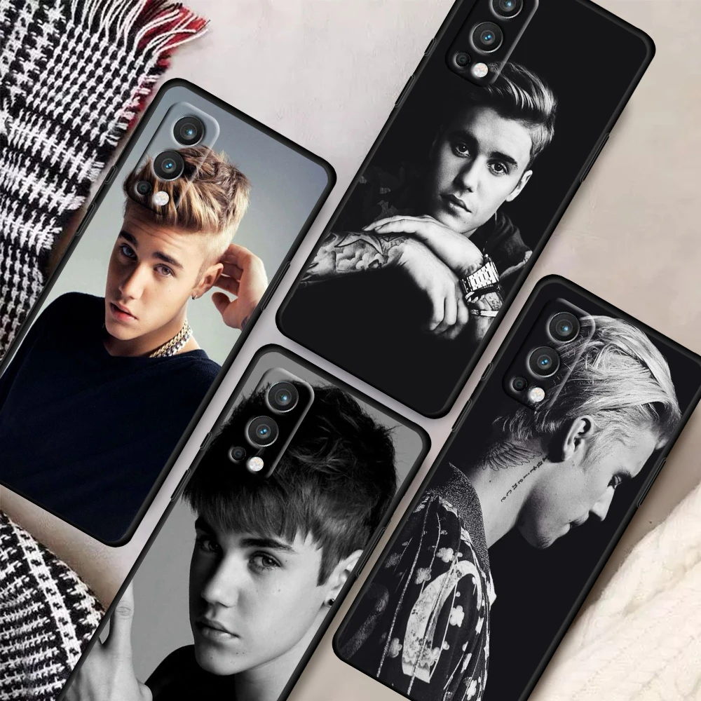 

Mr Justin pop singer Soft Shockproof Black Phone Case For OnePlus Nord 2 CE N10 9Pro 8Pro 8T 7T 7 6T 6 5T 5G Coque