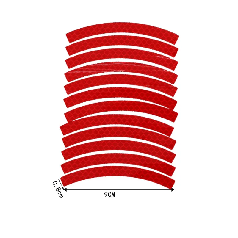 Светоотражающие наклейки для детей 12 шт. лента баланса велосипеда декоративные