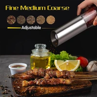 usb electric pepper grinder home kitchen wireless pepper mill automatic gravity induction pepper mill food particles grinder
