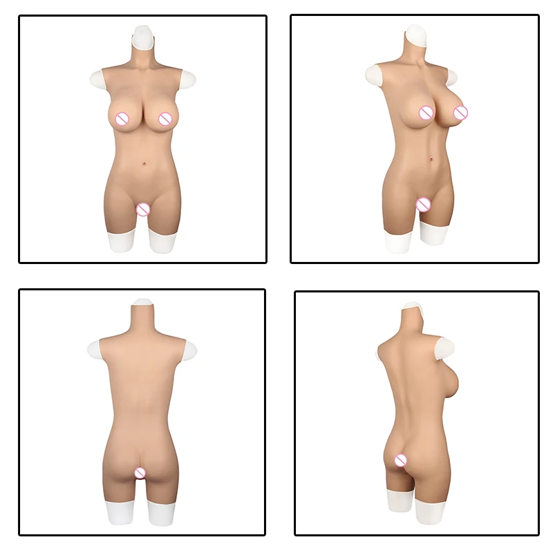 Реалистичное Силиконовое боди грудь большие накладные груди со стандартной
