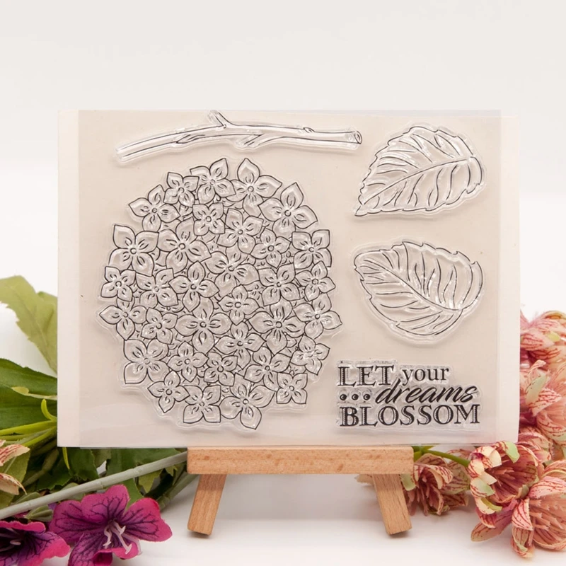 

Flower Leaf Seal Stamp with Cutting Dies Stencil DIY Scrapbooking Embossing Photo Album Decor Paper Card
