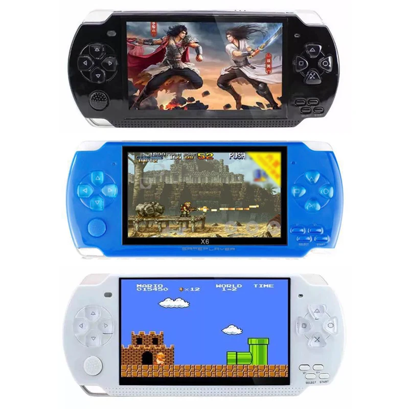16 битная портативная игровая консоль PXP3 с кабелем AV + 2 игровыми картами