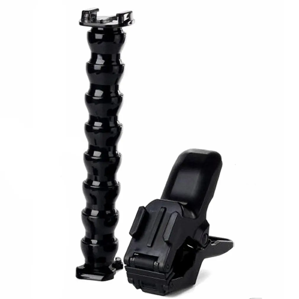 Челюстей Flex Clamp Mount + 8 смежных регулируемых ячеек s образной трубки для экшн камеры