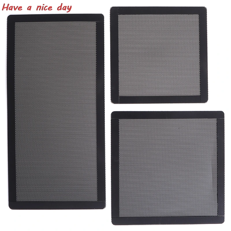 

12x12 14x14 12x24cm Computer PC Case Cooling Fan Magnetic Dust Filter Mesh Net Cover Computer Guard PVC cooling fan antidust net