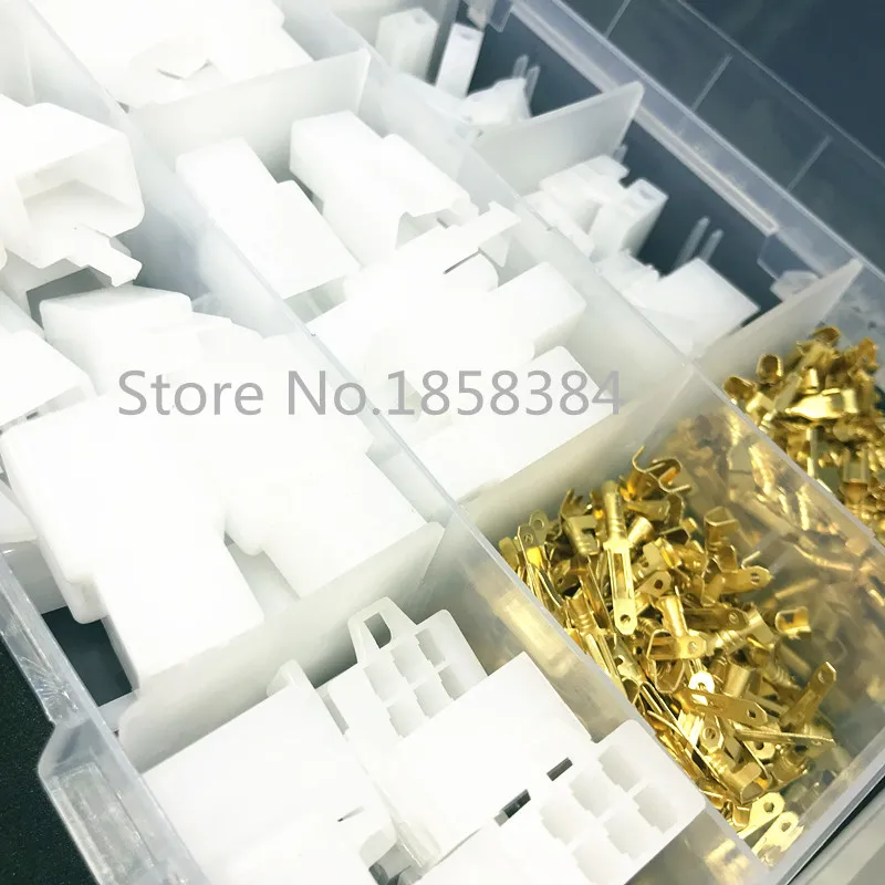 40 комплектов автомобильные электрические коннекторы для проводов 2 8