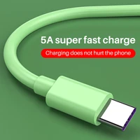 kebiss type c 5a fast charging charger cable for huawei xiaomi redmi note 8 mobile phone data cable usb c cable