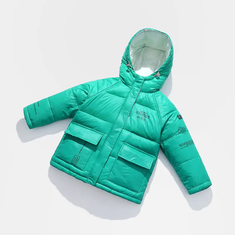

-15 degree Winter Hooded Children Down Jackets For Girls Color Warm Kids 90% Down Coats For Boys 2-9 Years Outerwear Clothes