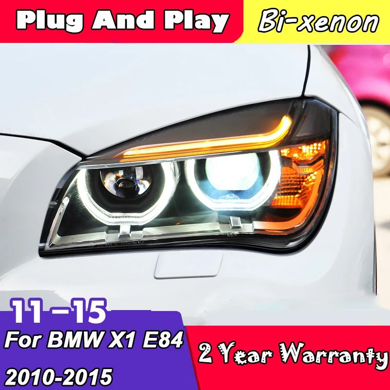 2 шт. для BMW X1 E84 светодиодный передних фар Противотуманные лампы в сборе 2010 2015 года