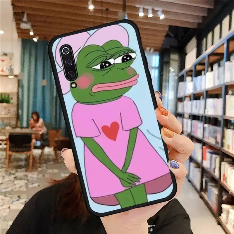 

Frog pepe animal cute Phone Case For Xiaomi Redmi 7 9t 9se k20 mi8 max3 lite 9 note 8 9s 10 pro