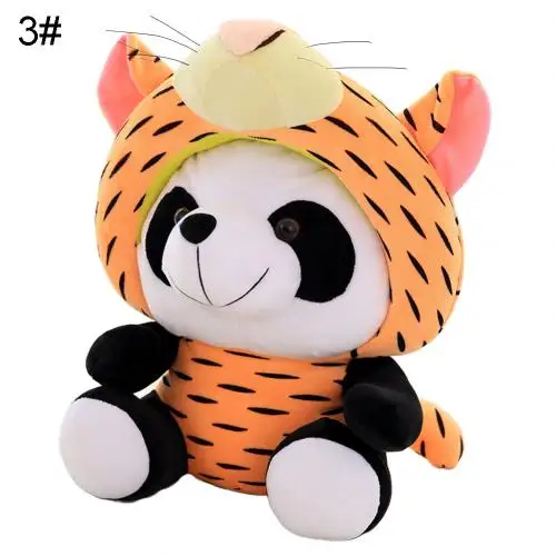 Tiger Милая панда Зодиак плюшевая кукла игрушка диван украшение подарок на день рождения мальчик девочка игрушка Новинка - Цвет: Tiger