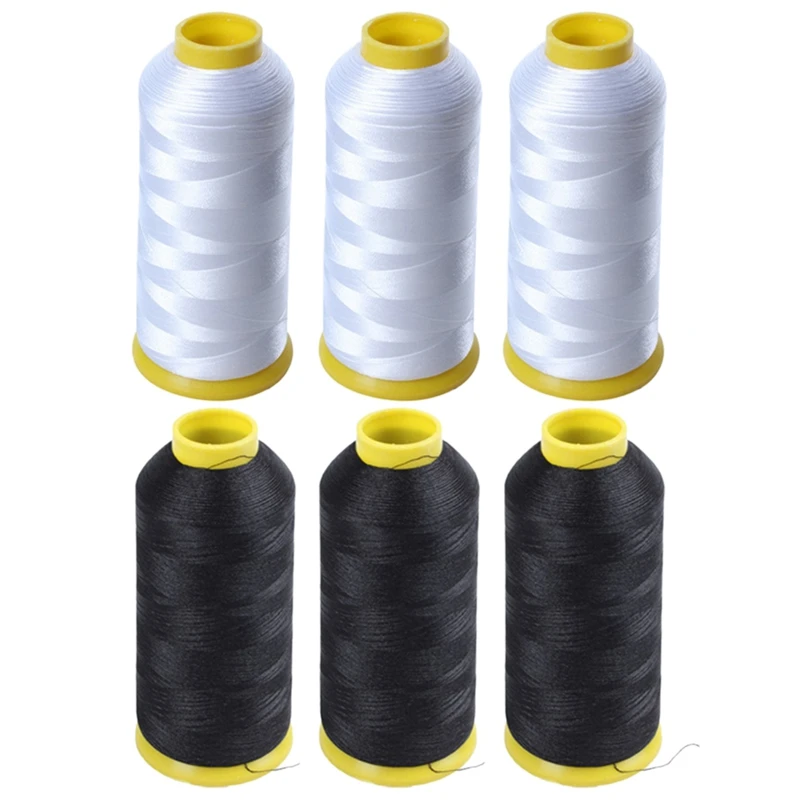 

Stronger 5000M Cones Bobbin Thread Filament Polyester for Embroidery Machine 3 Pack