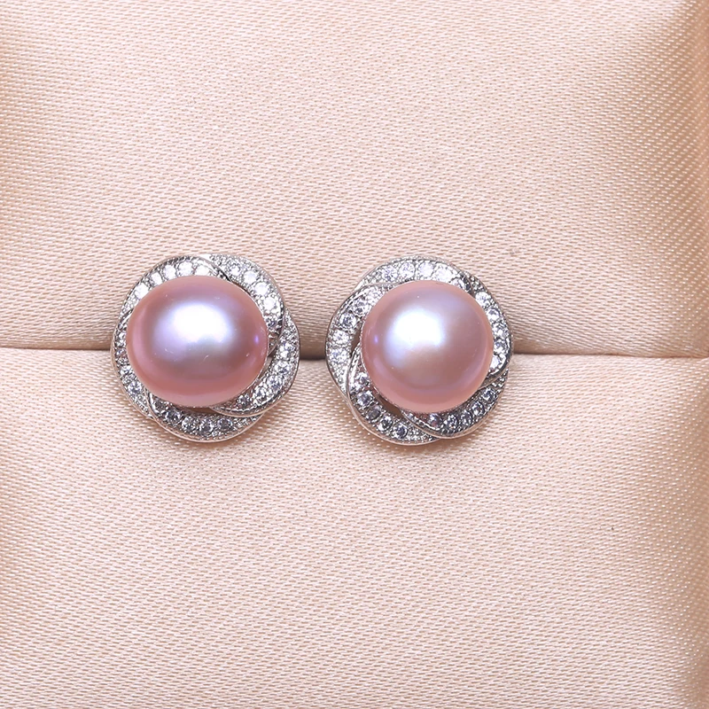 Кольцо с инкрустацией из фианита 8 9 мм фиолетовые белые розовые синие серьги