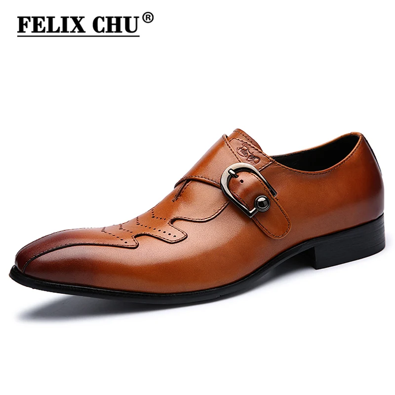 FELIX CHU/итальянские Модные Мужские модельные туфли; цвет черный, коричневый; мужские деловые туфли из натуральной кожи без застежки с пряжкой; мужская обувь
