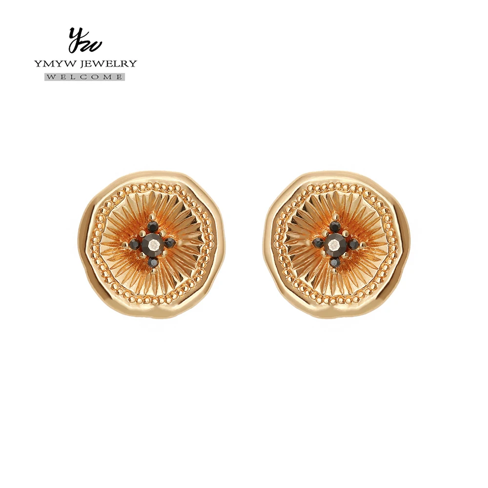 YMYW модные серьги из сплава цинка Винтаж геометрические круглые с подвесками для