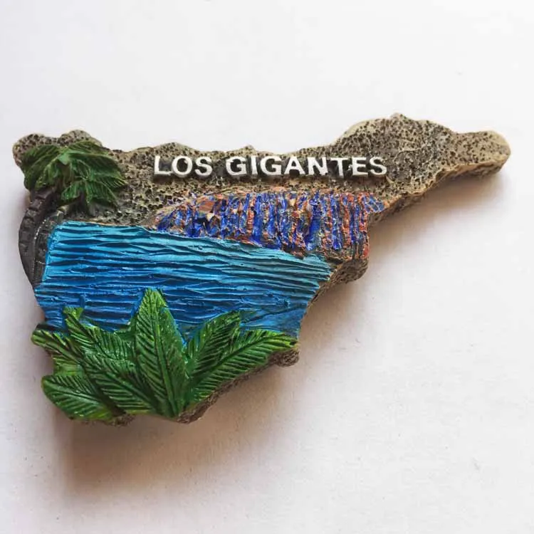 Магнитный декор для холодильника Valencia 3D карта тенерифа остров в Испании