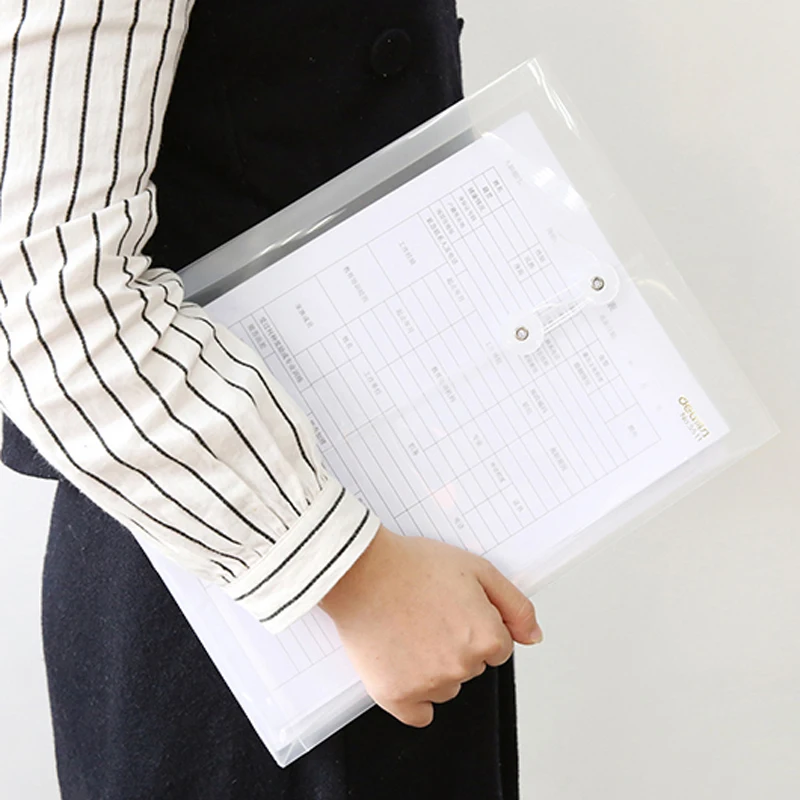 Портативная Прозрачная Сумка для документов формата А4 водонепроницаемая папка