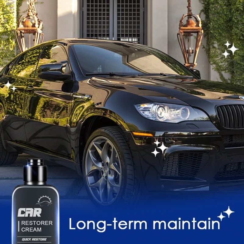 

100ml Car Refurbished Cream for Auto Leather Parts Fast Acting Cleaning Tools Plastic Leather Surface Repair Tool Kit XXFF