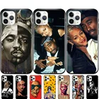 Черный чехол из ТПУ для apple iphone 5 5s se 6 6s 7 8 plus x 10, чехол XR XS 11 12 mini pro MAX, чехол 2Pac Tupac Amaru Shakur Makaveli
