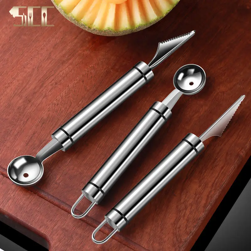 

304 stainless steel ball scoop pineapple knife artifact fruit scoop ball scoop pineapple cutting tool fruit ball scoop