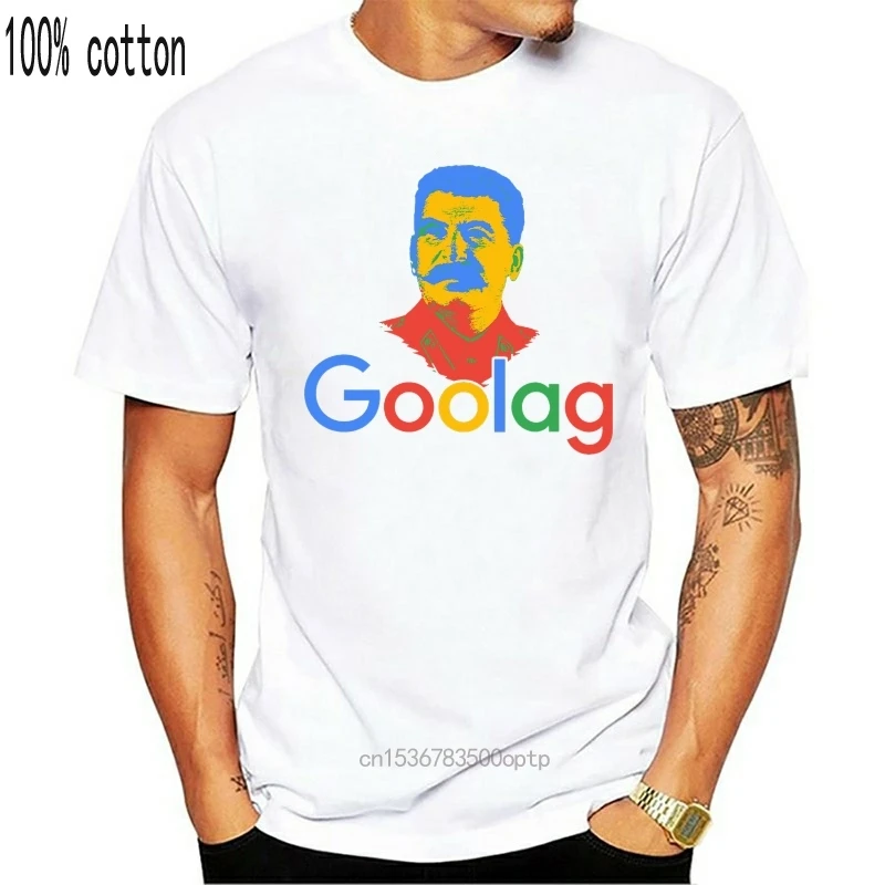 

100% Cotton O Neck Custom Printed Tshirt Men T Shirt Goolag Stalin Gulag Meme Political Dark Humor Goolag Women T Shirt