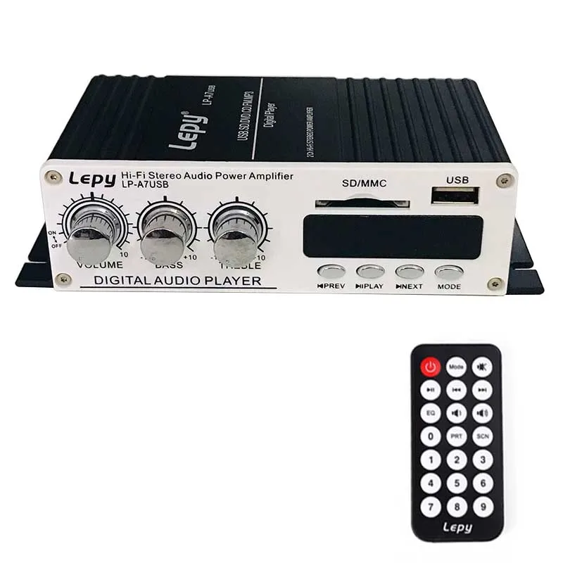 Светодиодный Hi-Fi стерео усилитель подключения 20 Вт 2 0 канальный автомобильный