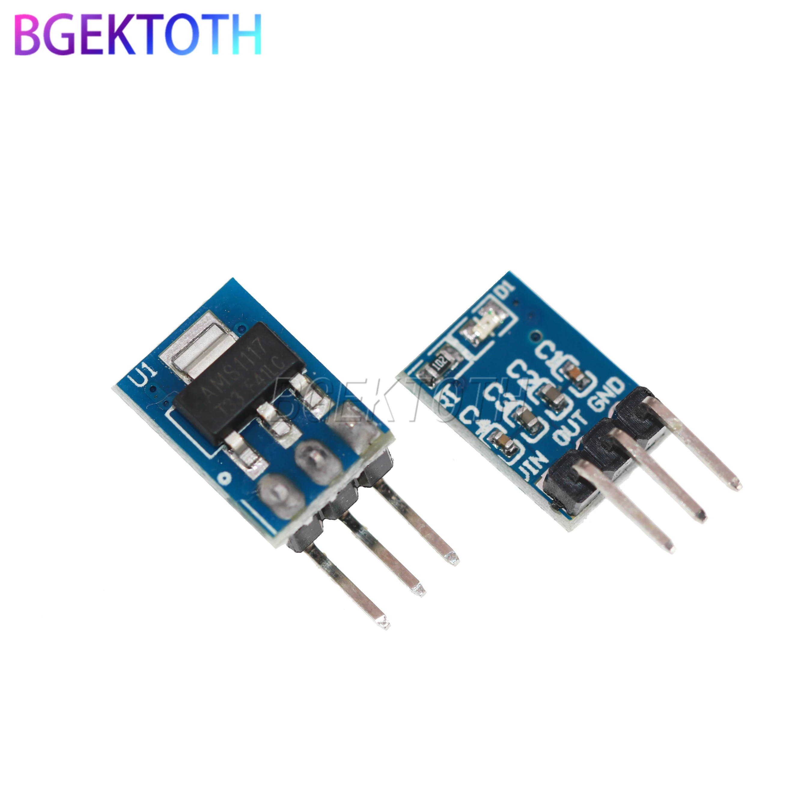 

10pcs DC 5V to 3.3V Step-Down Power Supply Module AMS1117-3.3 LDO 800MA