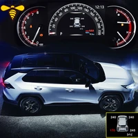 smart car tpms tyre pressure monitoring system digital lcd dash board display auto security alarm for toyota rav4 2019 2020 xa50