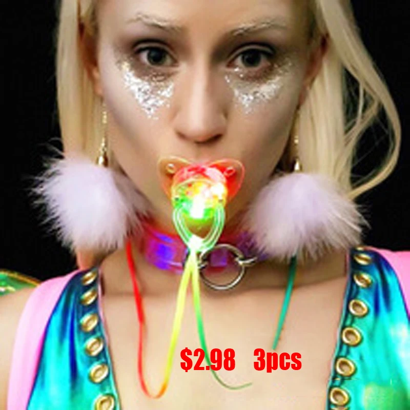 Креативная соска для ночного клуба со светодиодной подсветкой | - Цена: 208.98