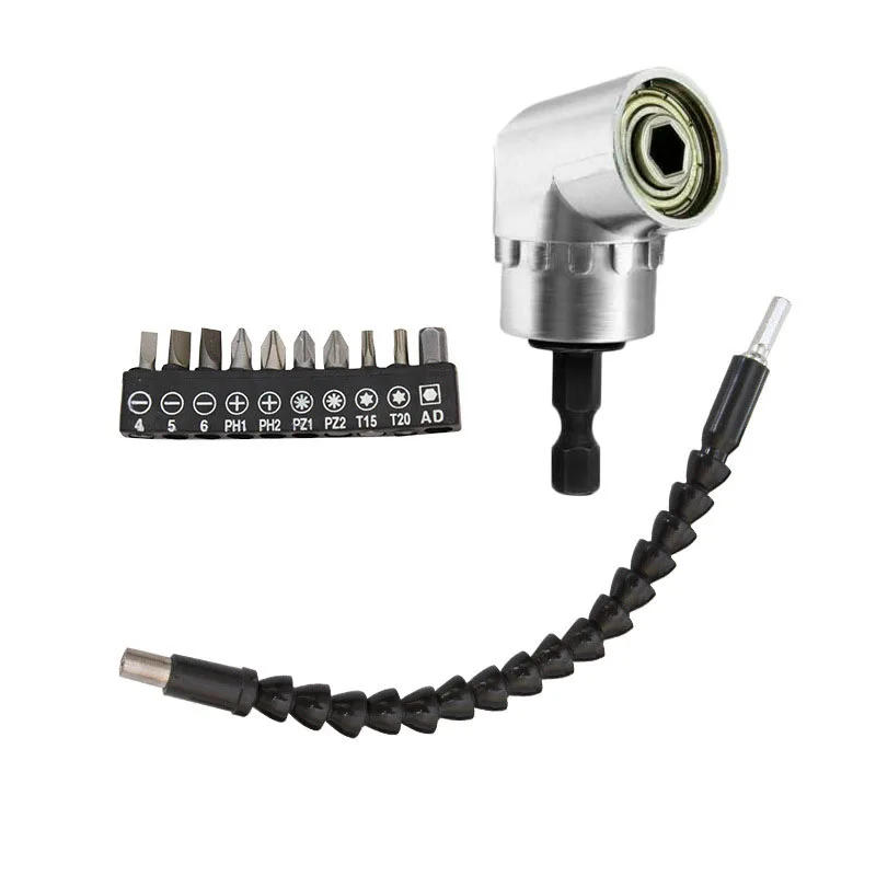 

Carbon Steel Flexible Shaft Connector Extender Screwdriver Drill Bits Holder Kit