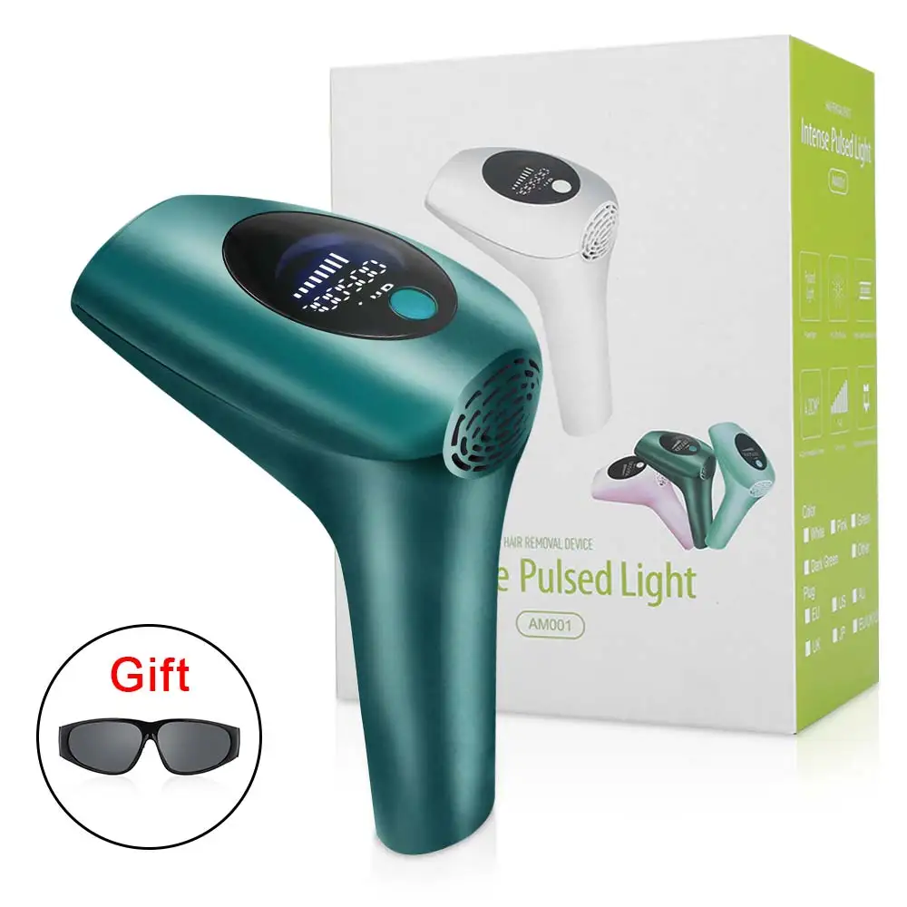 IPL лазерный эпилятор для удаления волос профессиональный безболезненный с ЖК