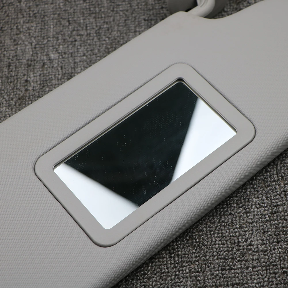 Левый Правый Серый передний солнцезащитный козырек с зеркалом для макияжа Chevy Aveo