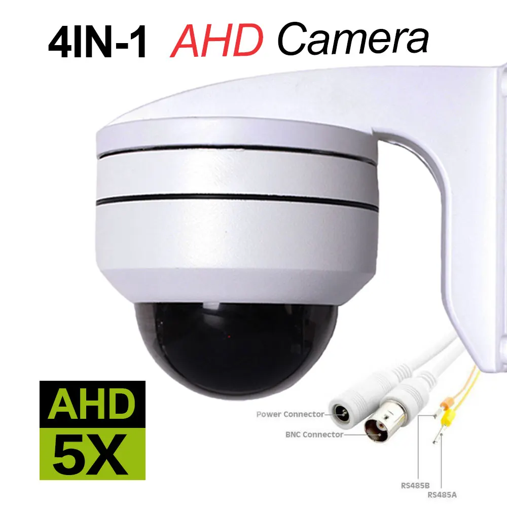 CCTV Security AHD 5MP MINI Speed Dome PTZ Camera 5x Zoom 2.7-13.5mm Lens AUTO FOCUS IR 30M AHD TVI CVI HD Cameras