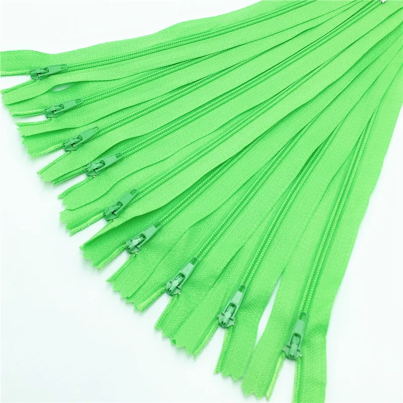 10pcs MIX 3# Closed Nylon Coil Zippers Tailor Sewing Craft (6-24 Inch) 15-60CM  (Color U PICK)