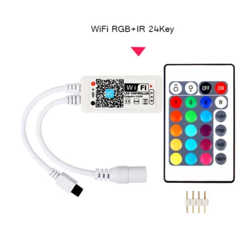 SZRZGT5V 12V 24V светодиодная полоса Bluetooth-совместимая/WIFI RGB / RGBW управление ler Android IOS APP