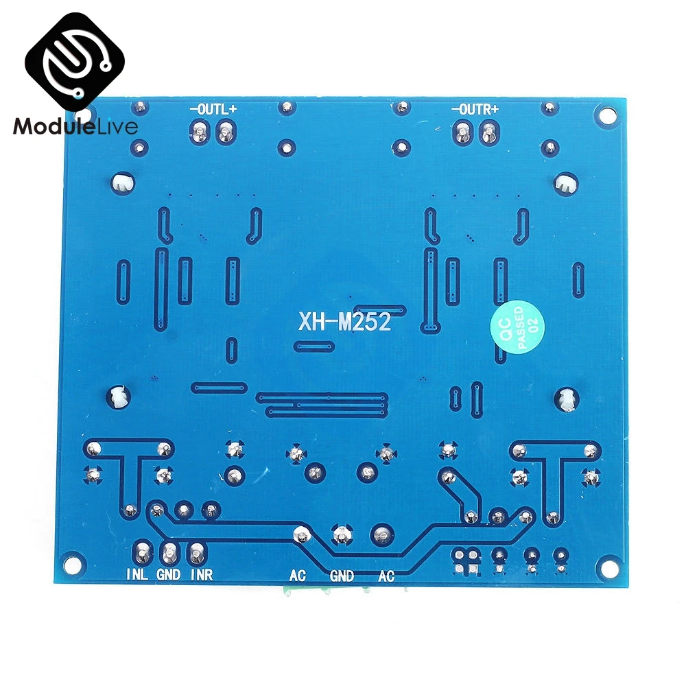 XH M252 TDA8954TH AC 24V сверхмощный модуль цифрового усилителя стерео двухчиповый