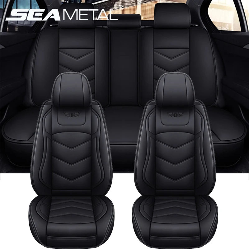 Из искусственной кожи набор чехлов для автомобильных сидений универсальные