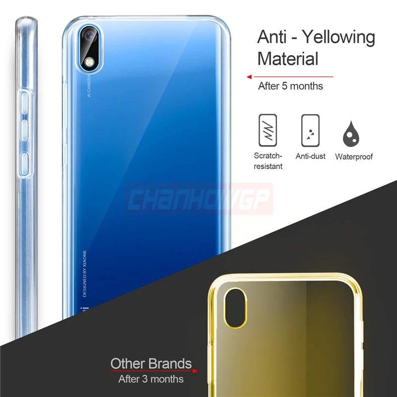 Двойной силиконовый чехол 2X для Xiaomi Redmi 7A жесткий накладка из поликарбоната Note 7 pro