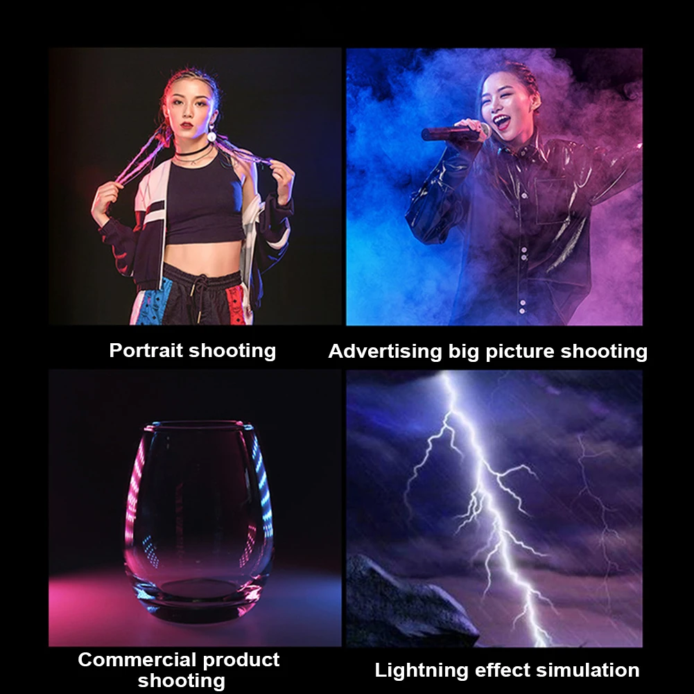 

Aluminum Alloy Battery Powered Zoom Calls RGB Color LED Video Light Universal Studio Portable Conference Remote Working Mini