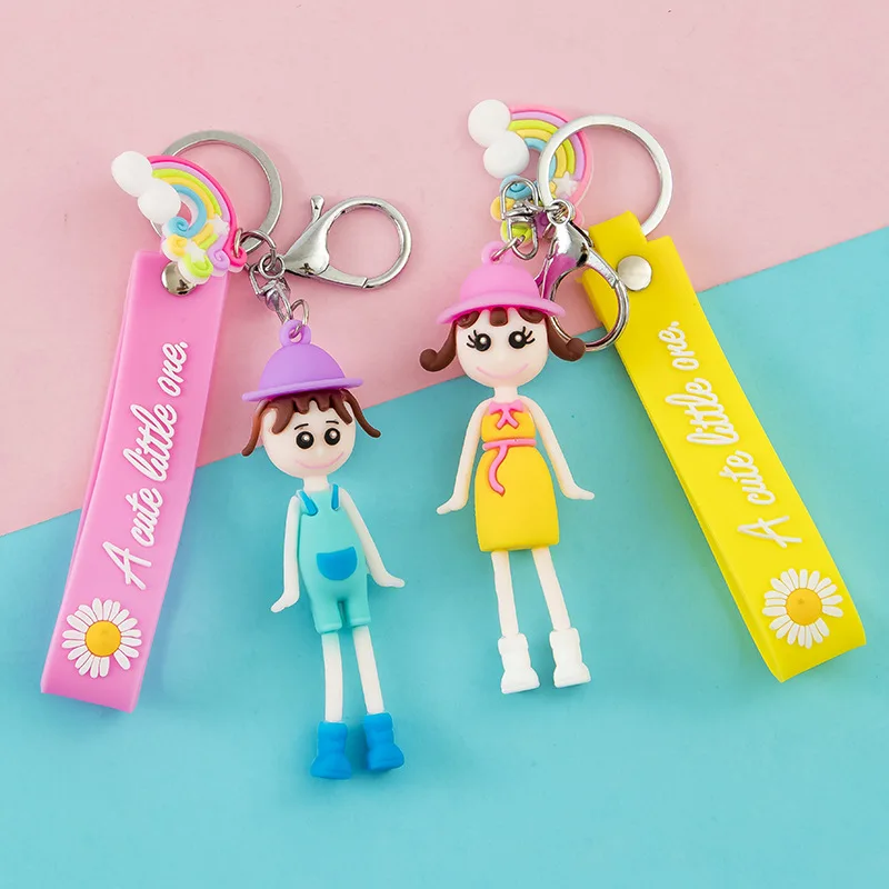 2020 мультяшная Радужная соломенная шляпа брелок для девочек очаровательные