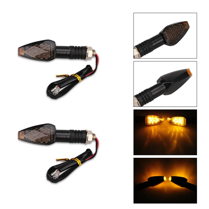 

4 шт./компл. универсальные мотоциклетные СВЕТОДИОДНЫЕ указатели поворота для Honda Kawasaki BMW Yamaha Suzuki Ducati Benelli