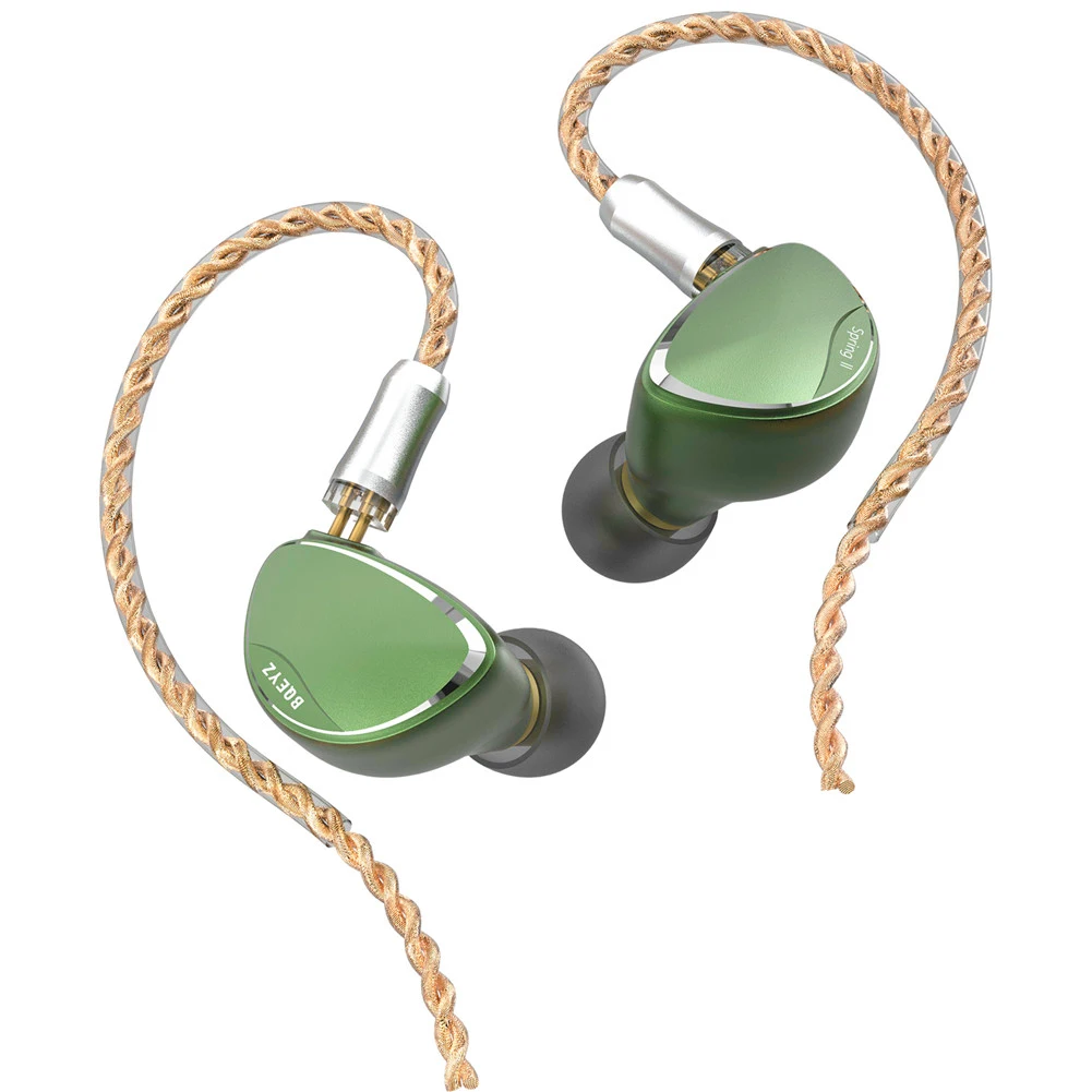 

Bqeyz Spring 2 Iem Sport Earphone In Ear Coil Iron Piezoelectric Ceramic Three Unit Hybrid Hifi Earbuds for Phone Head Set