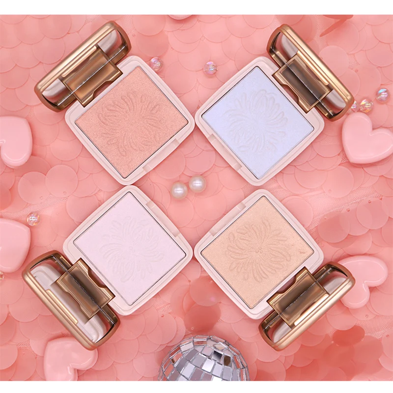 Novo Shimmer Glow Kit хайлайтер пудра палитра осветитель макияж тело лицо бронзант, контур хайлайтер Косметика осветляет кожу