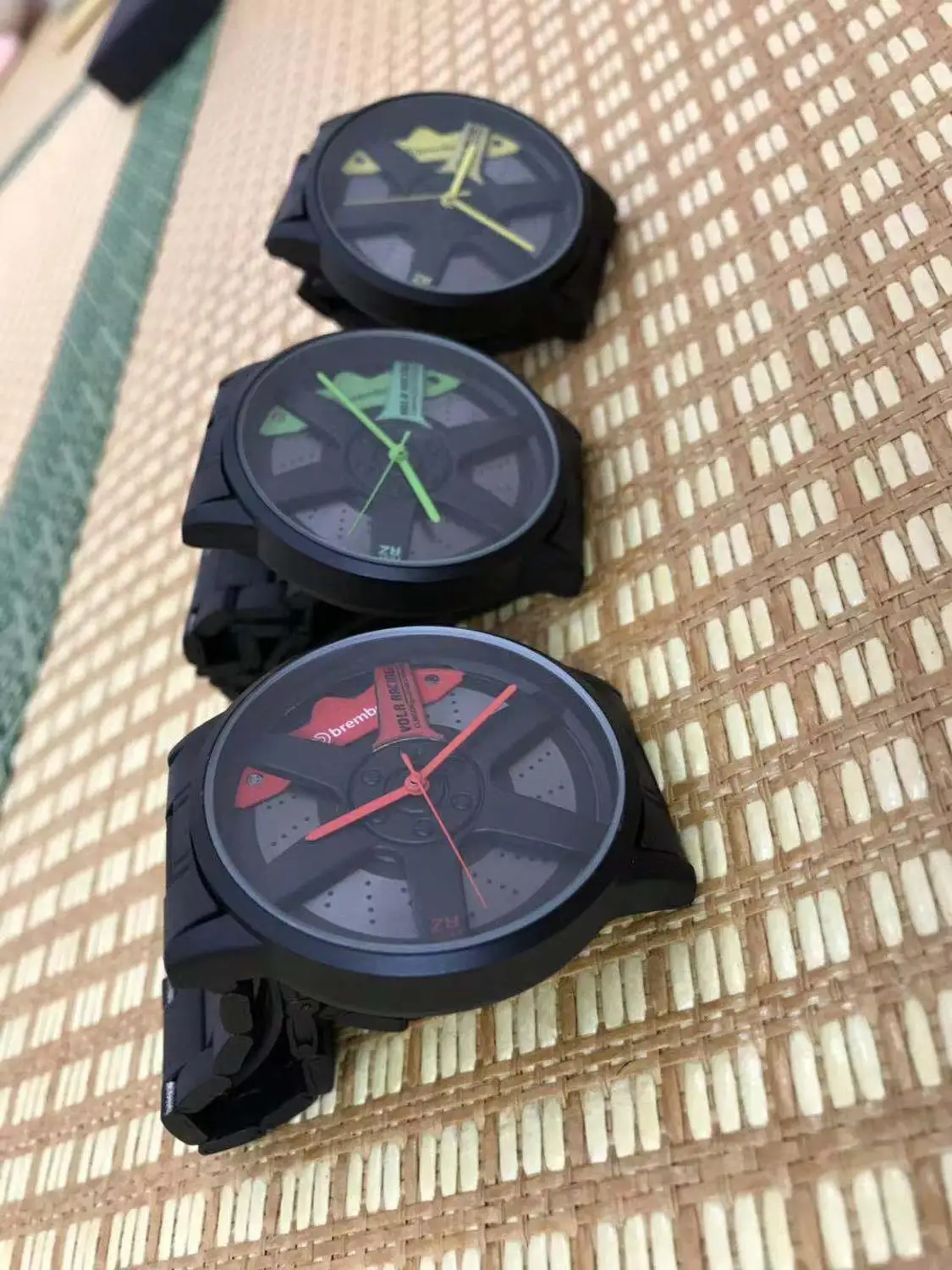 Новые мужские кварцевые часы дизайн колес настоящий циферблат Te37 суппорт