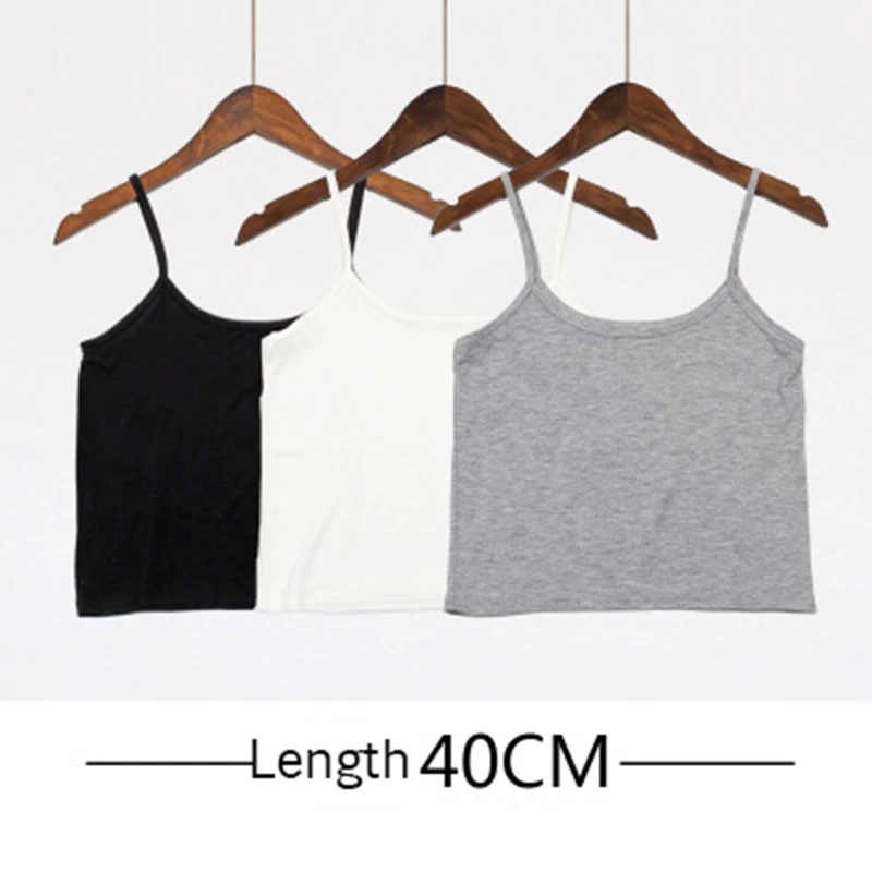 Женский укороченный топ на бретельках летний пикантный однотонный с открытой