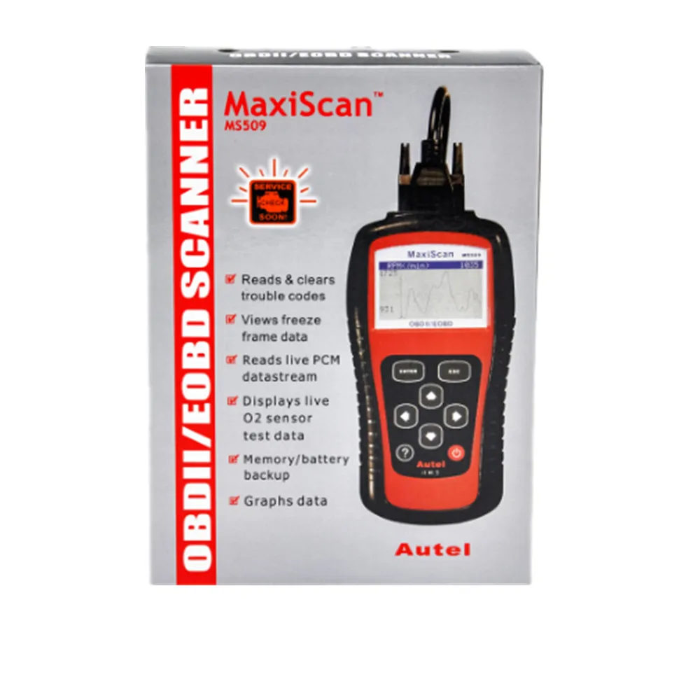 Для Autel MaxiScan MS509 OBD2 неисправности двигателя диагностический сканер авто
