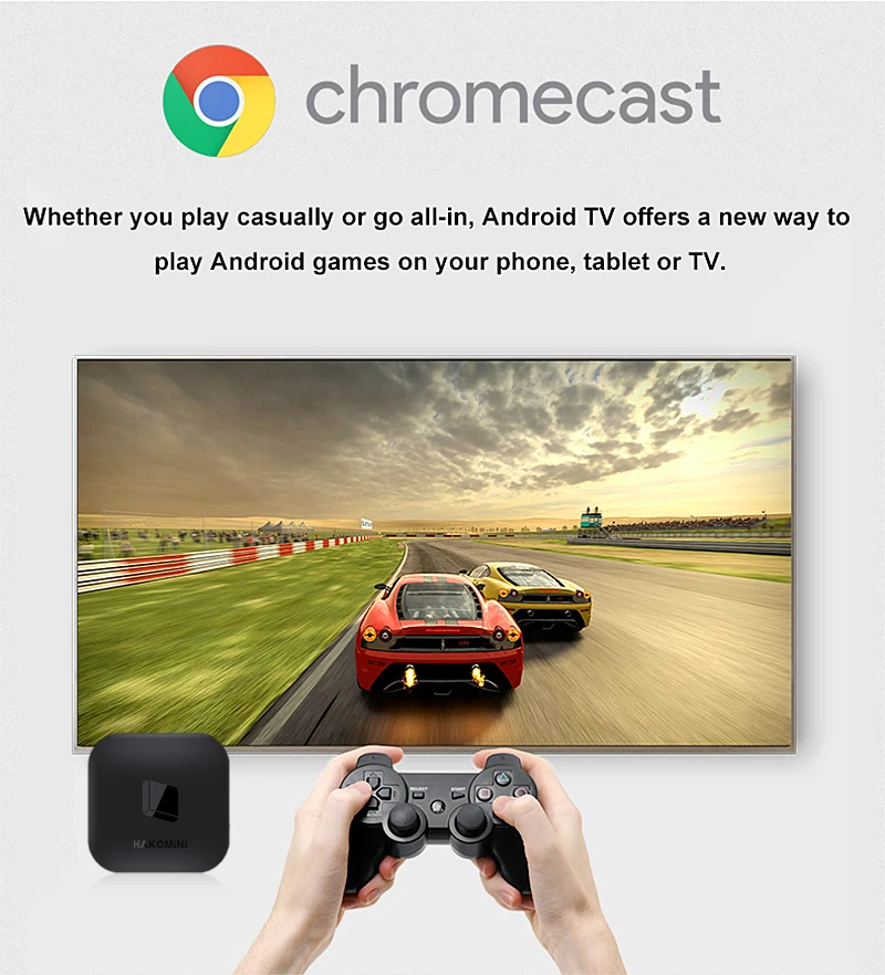 Оригинальная ТВ-приставка с сертификатом Google Android TV OS приставка поддержкой Wi-Fi 1000M
