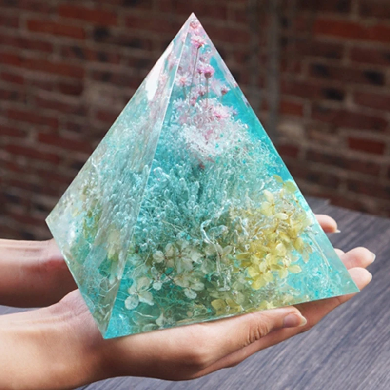 

DIY Pyramid Resin Mold Set Large Silicone 3D Pyramid Molds Home Decor 15cm/5.9"