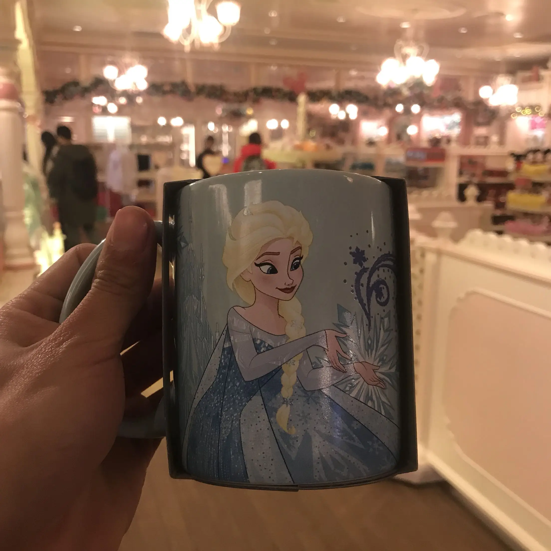 Disney подарок на день рождения Замороженная Принцесса Аиша керамическая чашка