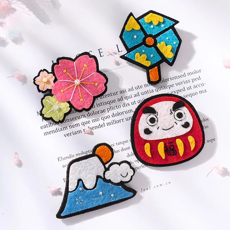 Сказочная декоративная Нетканая брошь DIY Материал посылка черника шпилька для