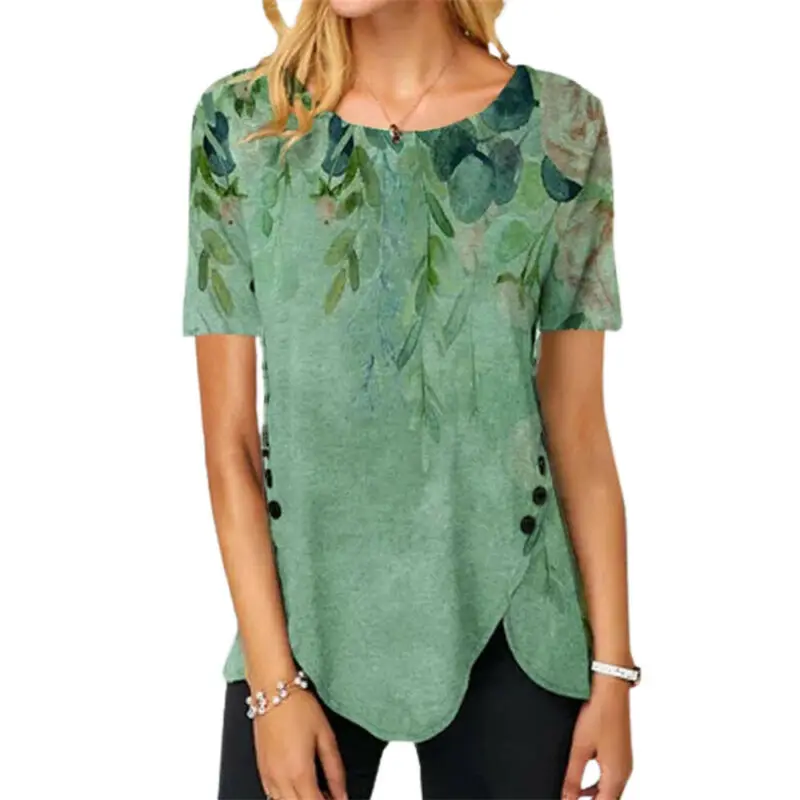 Женская футболка с коротким рукавом Футболка Леди круглый вырез На каждый день